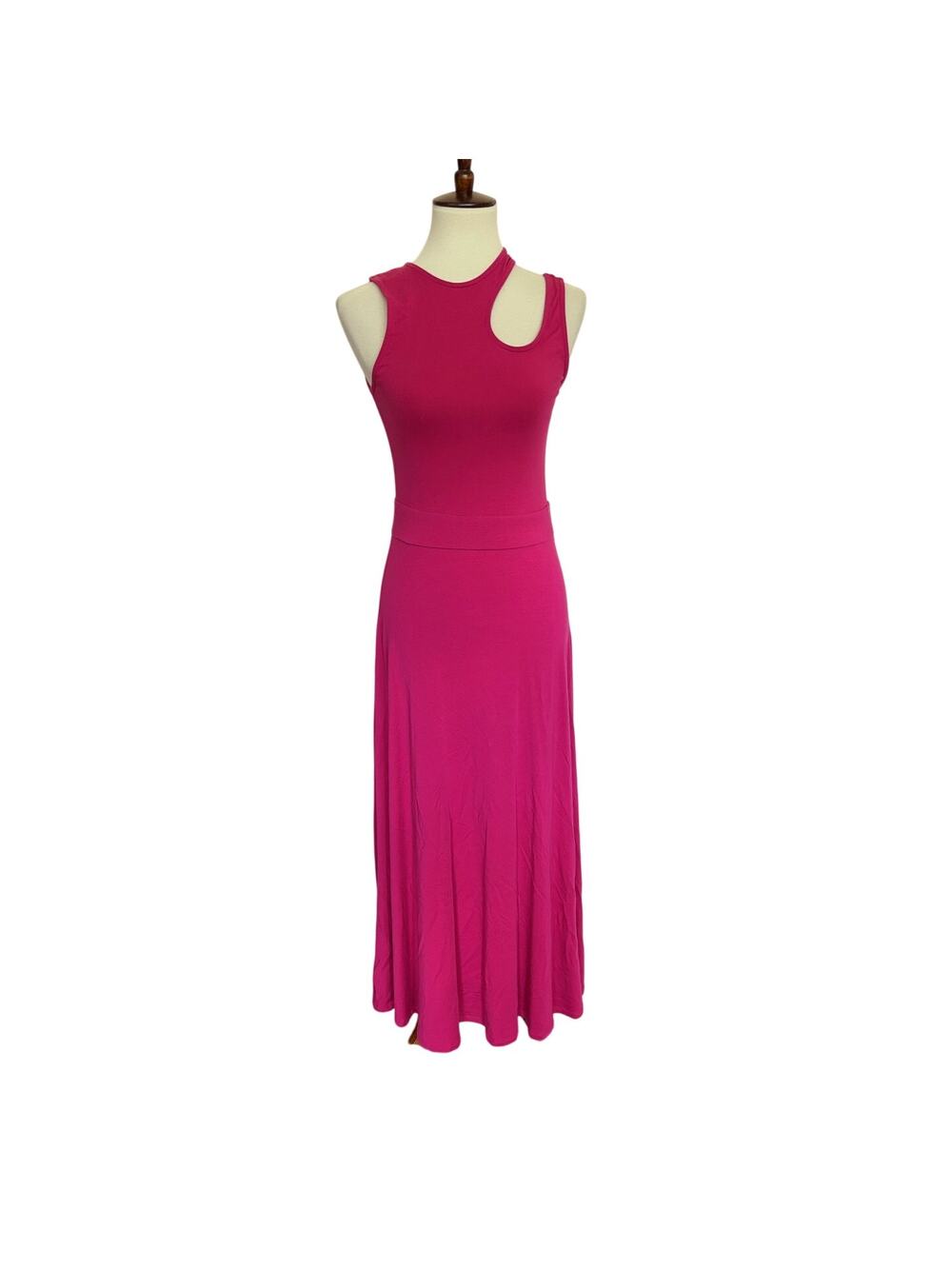 Marcella Mazie Cutout Jersey Knit Dress - Pink - Small